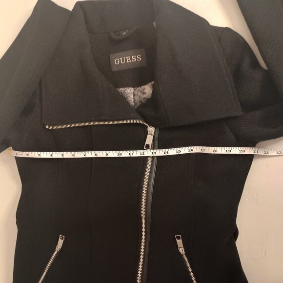 Guess Asymmetrical Wool Blend Baddie Whimsigoth Coat L – Large - Picture 13 of 16